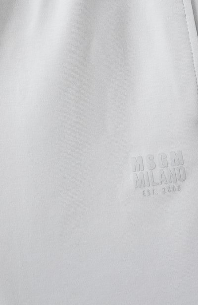 Хлопковые шорты MSGM KIDS, арт. S5MSJUBE173, фото 3