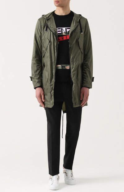 Парка на молнии с капюшоном и контрастной отделкой на спине THE EDITOR, арт. E2.2448N15/5513, фото 2