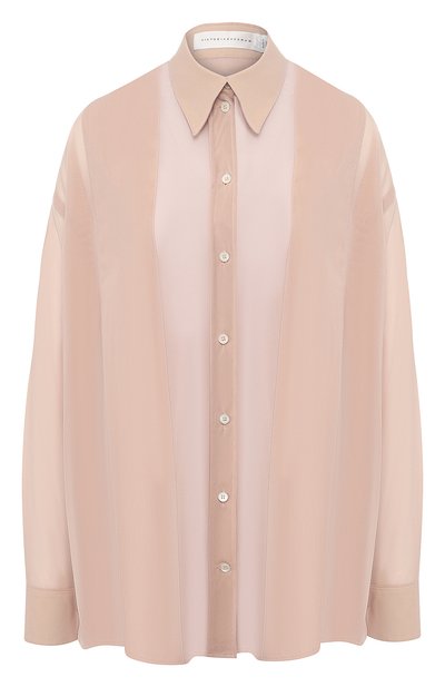 Женская полупрозрачная блузка VICTORIA BECKHAM, арт. SH 0VR 1738 PSS19 S0FT TULLE