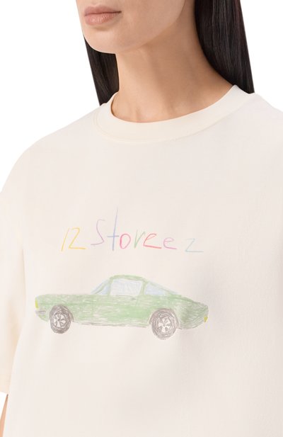 Хлопковая футболка 12 STOREEZ, арт. 136679, фото 5