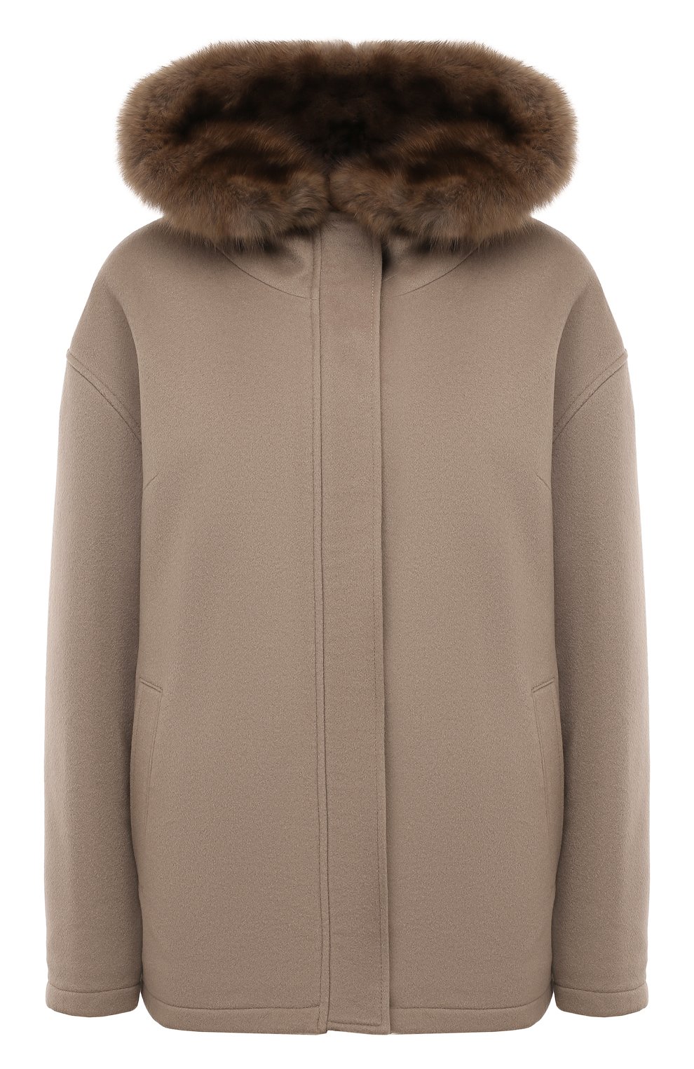 Пуховая парка с отделкой из меха соболя AMELI, арт. 230001, фото 1