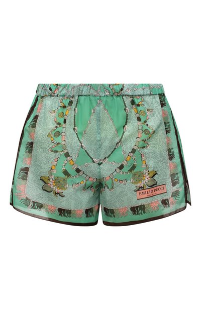 Женские хлопковые шорты EMILIO PUCCI, арт. 2HWU31/2H826