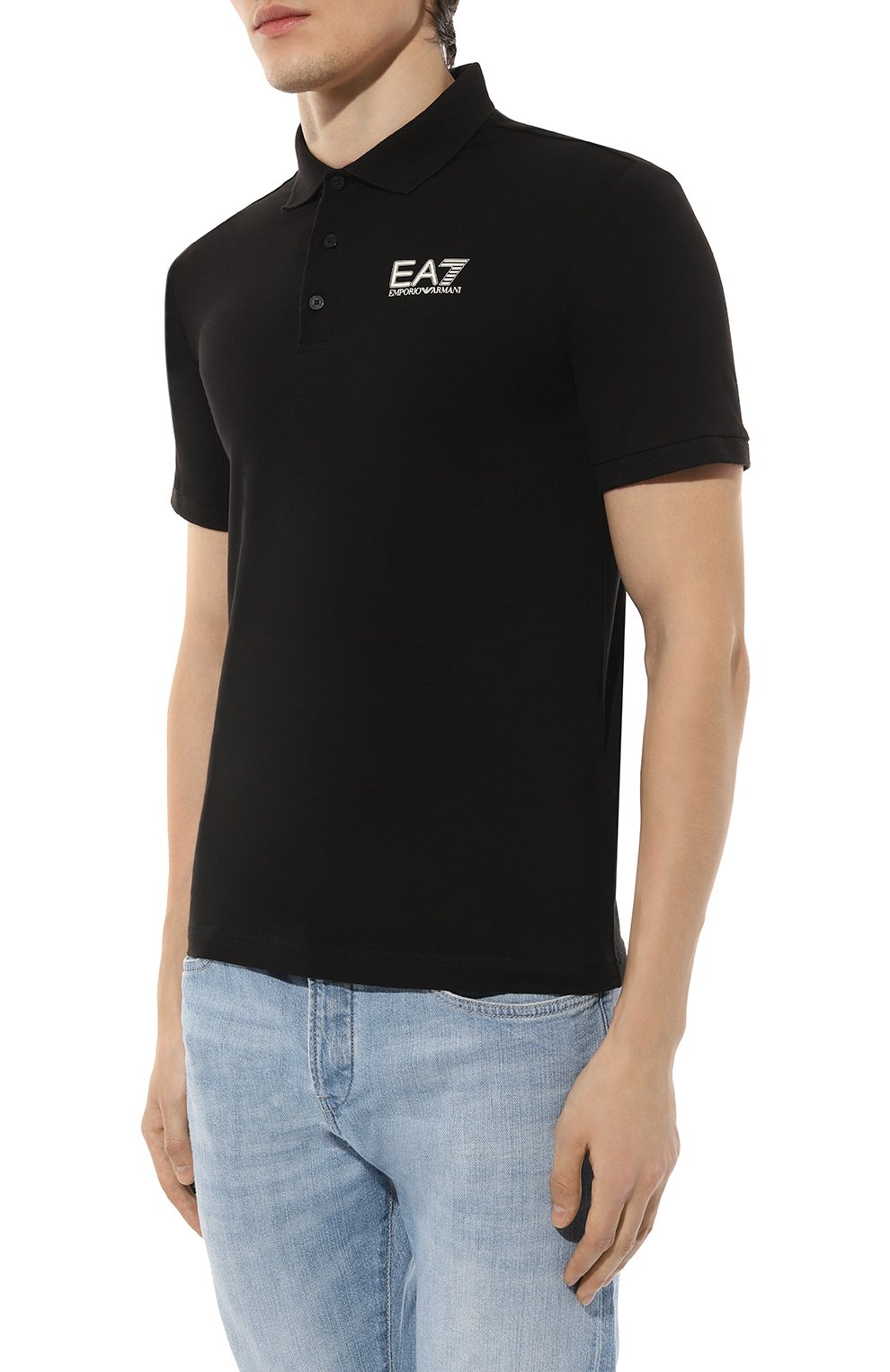 Хлопковое поло EA7, арт. 6DPF16/PJVQZ/S, фото 3