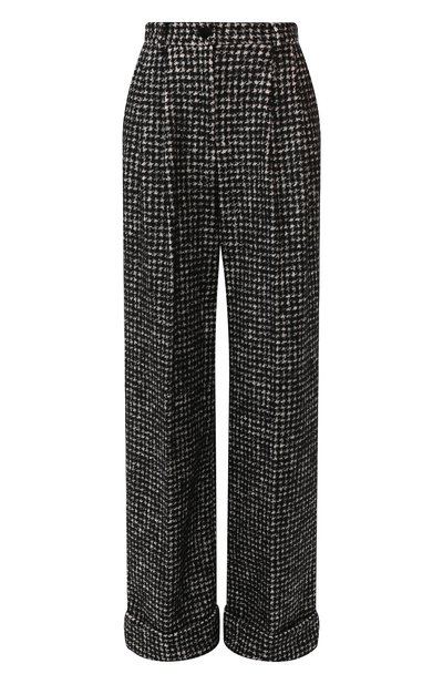 Женские брюки из смеси хлопка и шерсти DOLCE & GABBANA, арт. FTBMPT/FMMFN