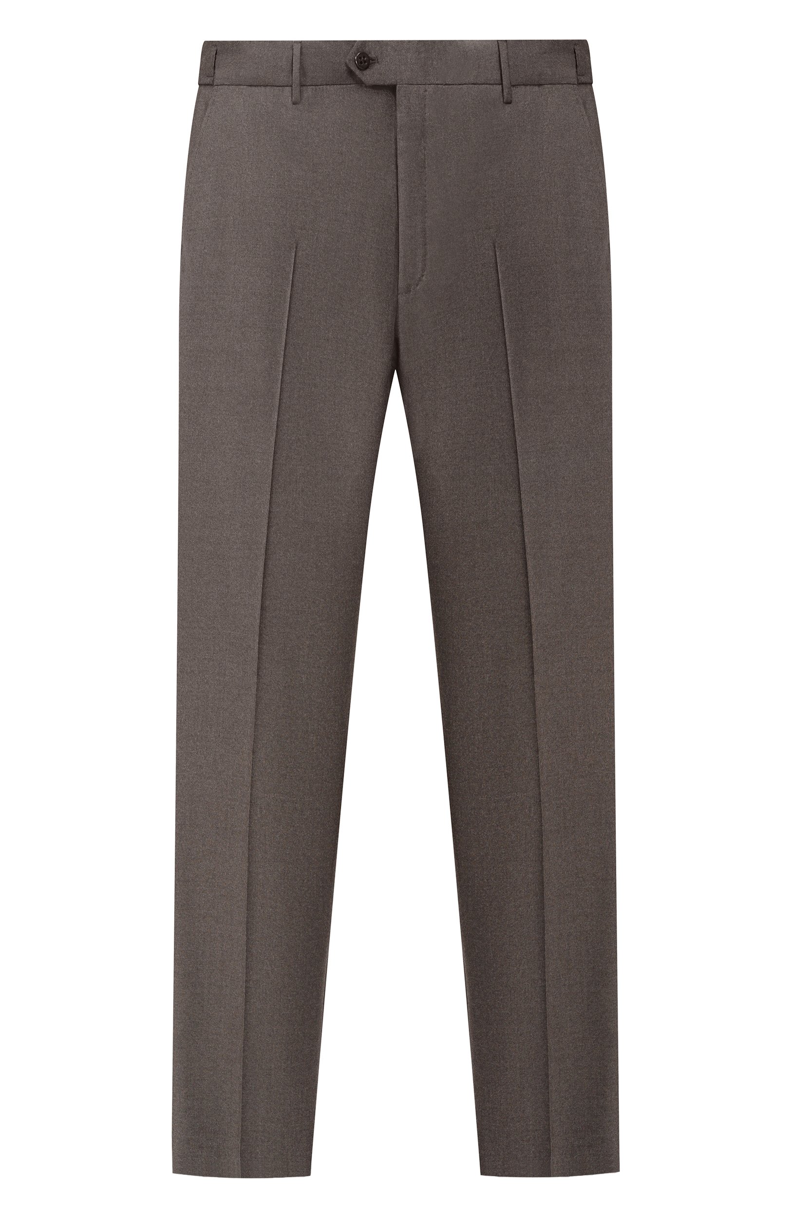 Шерстяные брюки CORNELIANI коричневого цвета по цене 59250 руб., арт. 284B08/2A18581, фото 1 Шерстяные брюки CORNELIANI, арт. 284B08/2A18581, фото 1