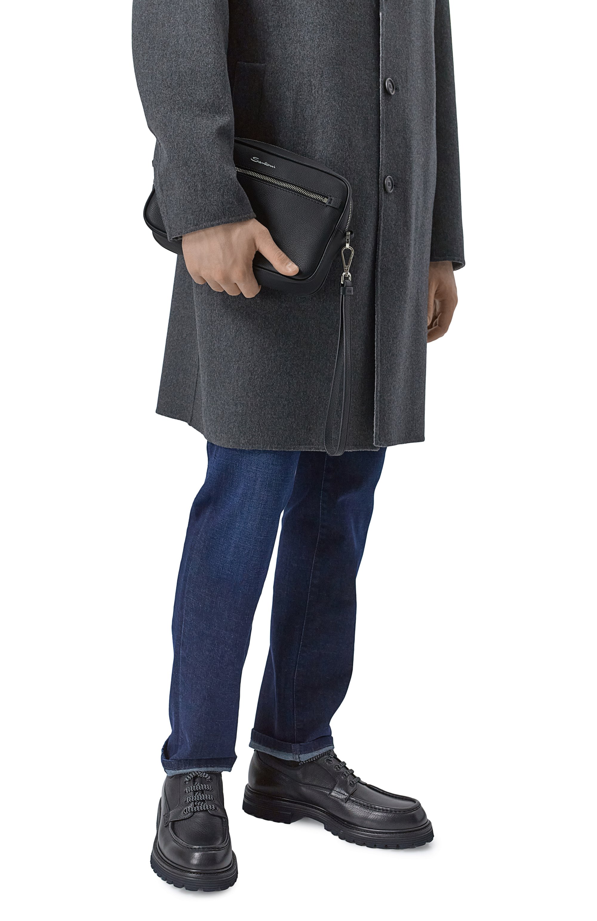 Борсетка SANTONI, арт. UFPGA2565F0-ASIW, фото 2