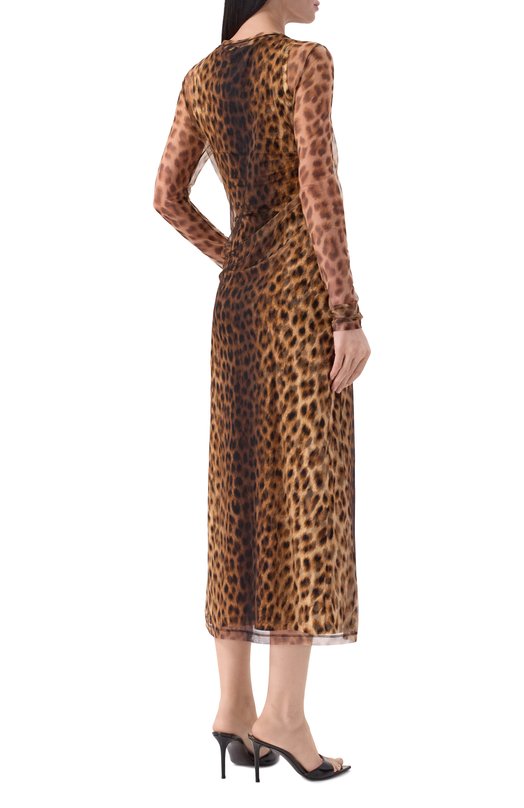 Платье Sportmax SPXES0RDI0 Леопардовый  SPXES0RDI0 Фото 3