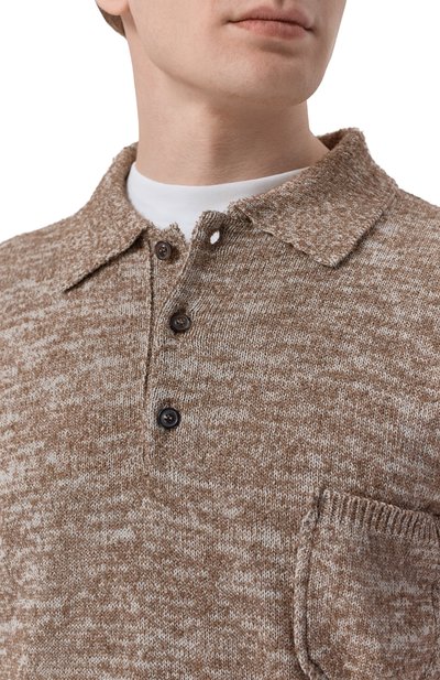 Поло из хлопка и шерсти MAISON MARGIELA, арт. S50GL0062/M13152, фото 5