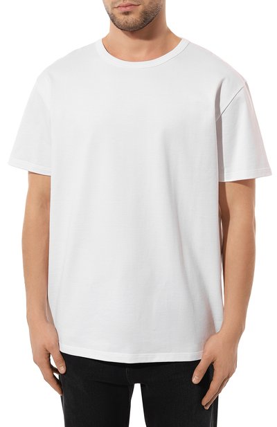 Хлопковая футболка ALEXANDER MCQUEEN белого цвета по цене 43150 руб., арт. 666626/QTZ7B0900, фото 3 Хлопковая футболка ALEXANDER MCQUEEN, арт. 666626/QTZ7B0900, фото 3