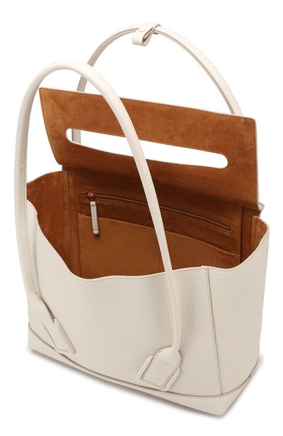 Сумка arco medium BOTTEGA VENETA белого цвета по цене 246000 руб., арт. 575941/VMA01, фото 4 Сумка arco medium BOTTEGA VENETA, арт. 575941/VMA01, фото 4