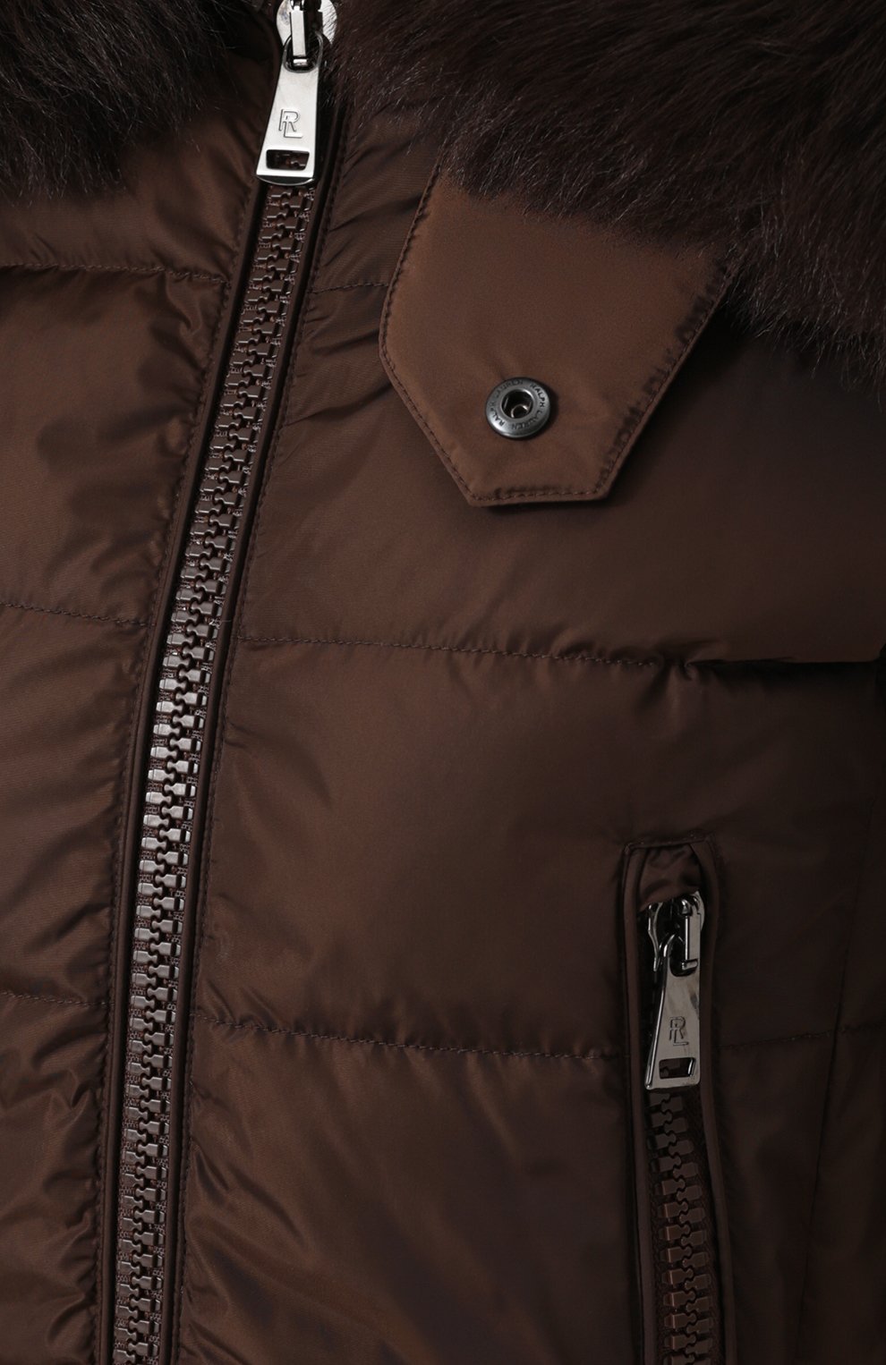 Стеганый пуховик с меховой отделкой RALPH LAUREN, арт. 911/IHC09/FHC09, фото 5