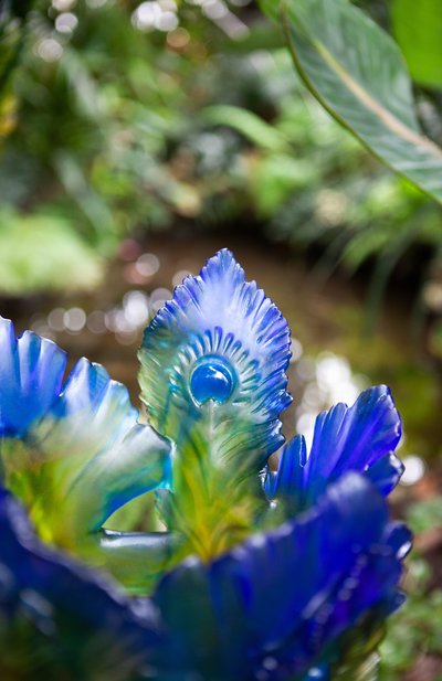 Ваза fleur de paon exotique большая DAUM, арт. 05692-2, фото 4