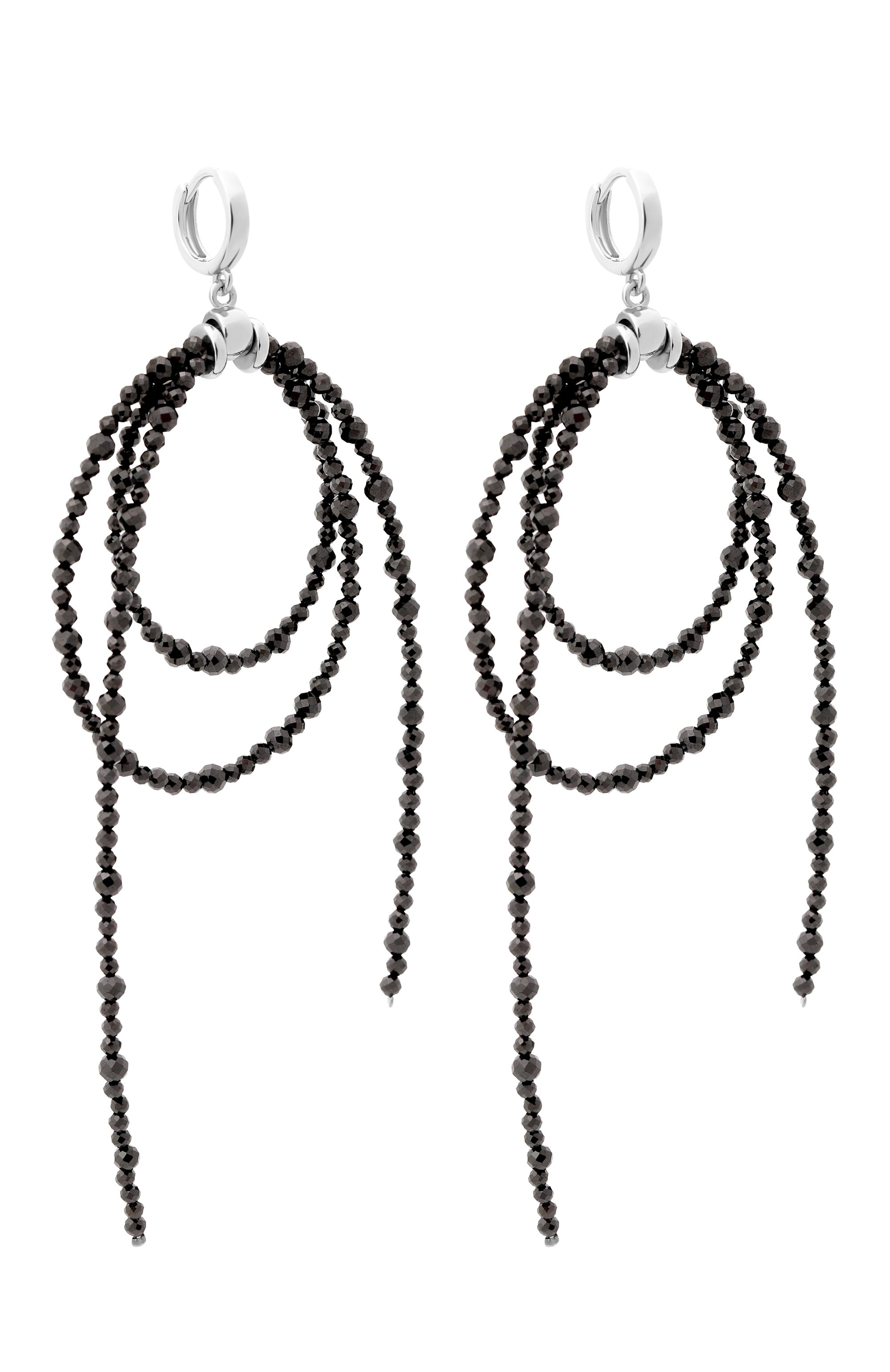 Серьги obsidian rose BLUEJAY, арт. BEA-OR, фото 3