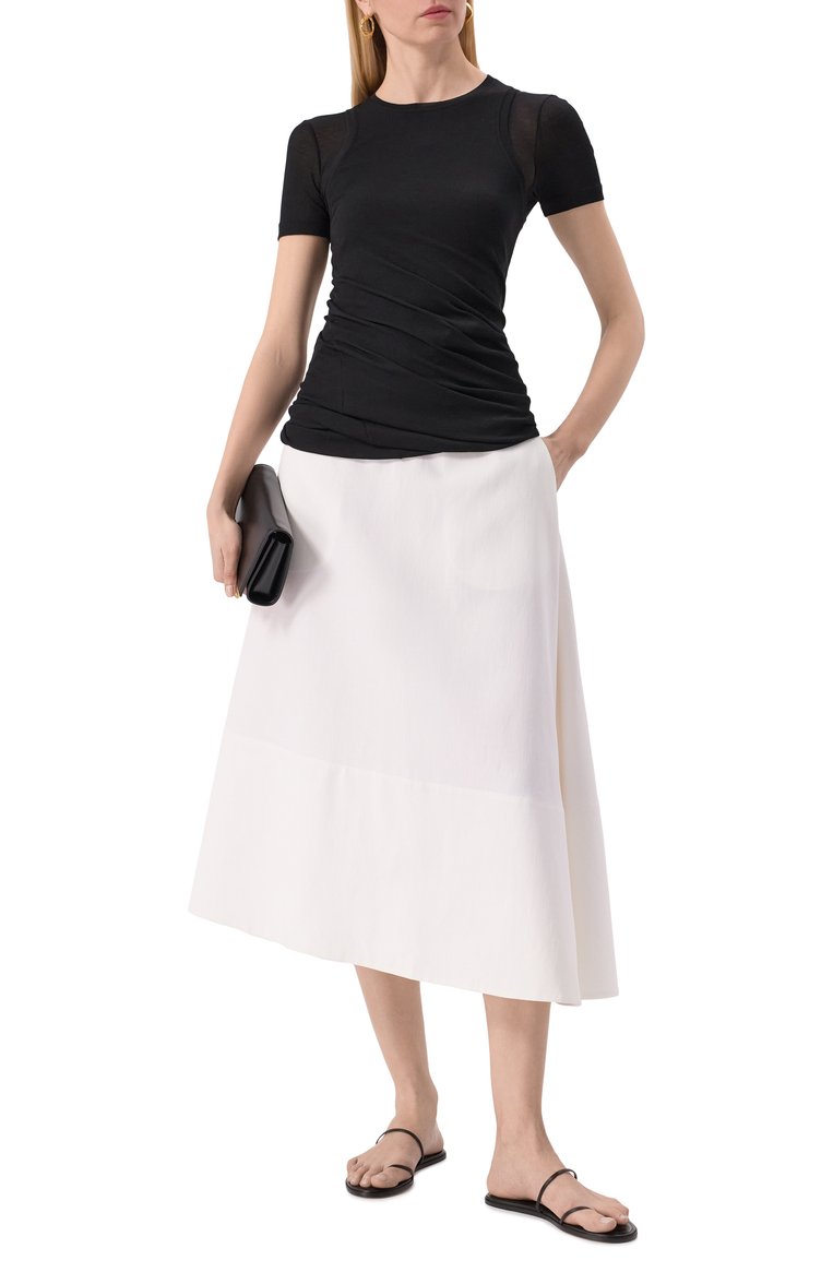 Женская сумка all-day JIL SANDER черного цвета, арт. J07ZH0012/P4840 | Фото 7 (Размер: mini; Материал: Натуральная кожа; Ремень/цепочка: На ремешке; Сумки-технические: Сумки через плечо; Автоматизация ТО: Проставлено; Автоматизация состава: Проставлено)