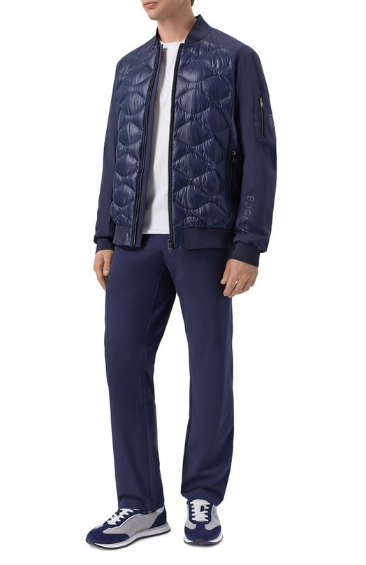 Комбинированный бомбер Bogner 32211212 Синий  32211212 Фото 2