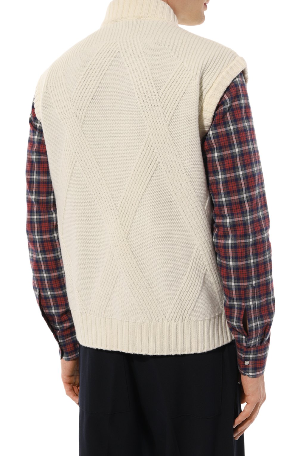 Шерстяной жилет KITON, арт. UMM054902, фото 4