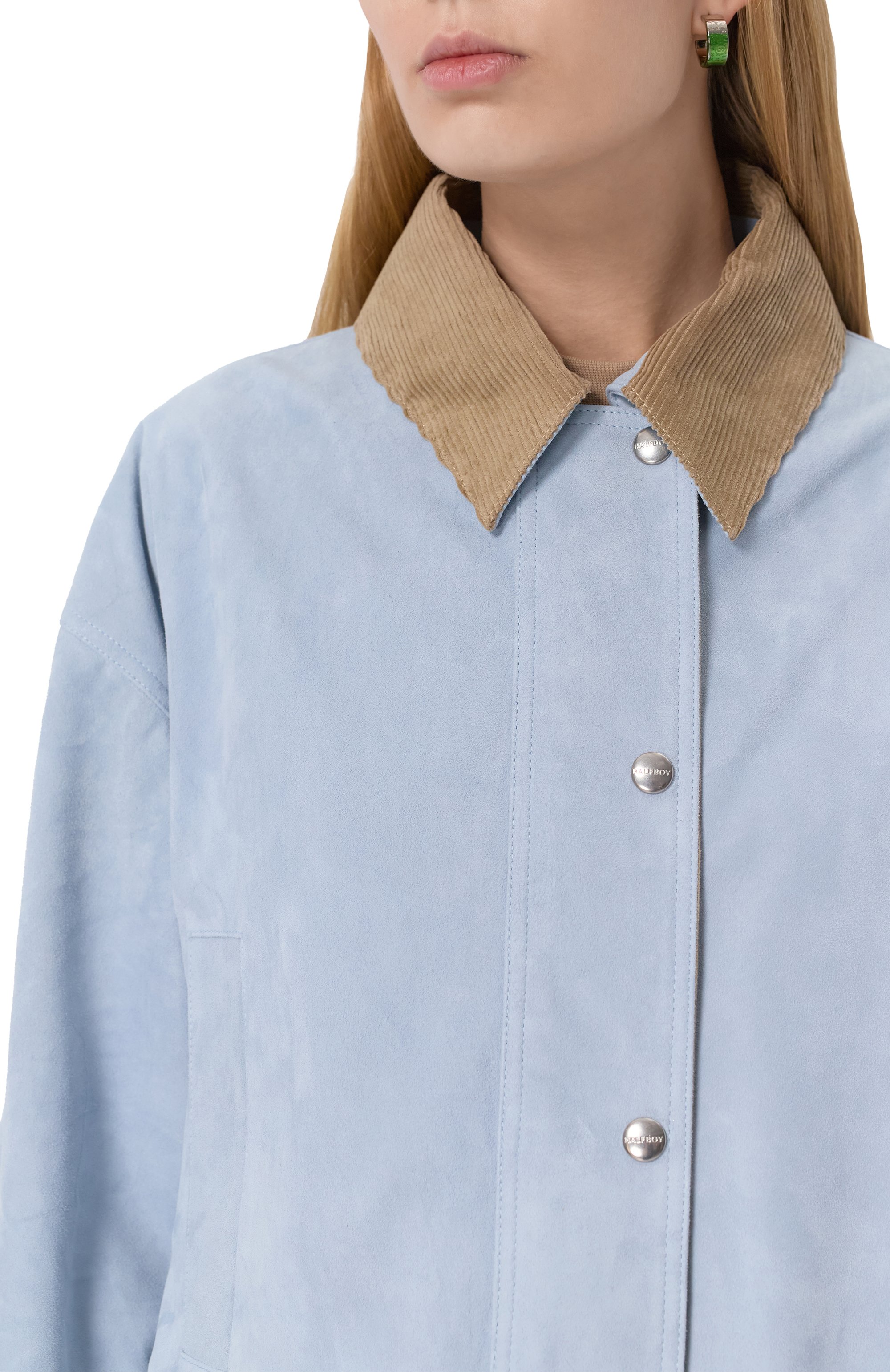 Замшевая куртка HALFBOY, арт. HS251WL017, фото 5