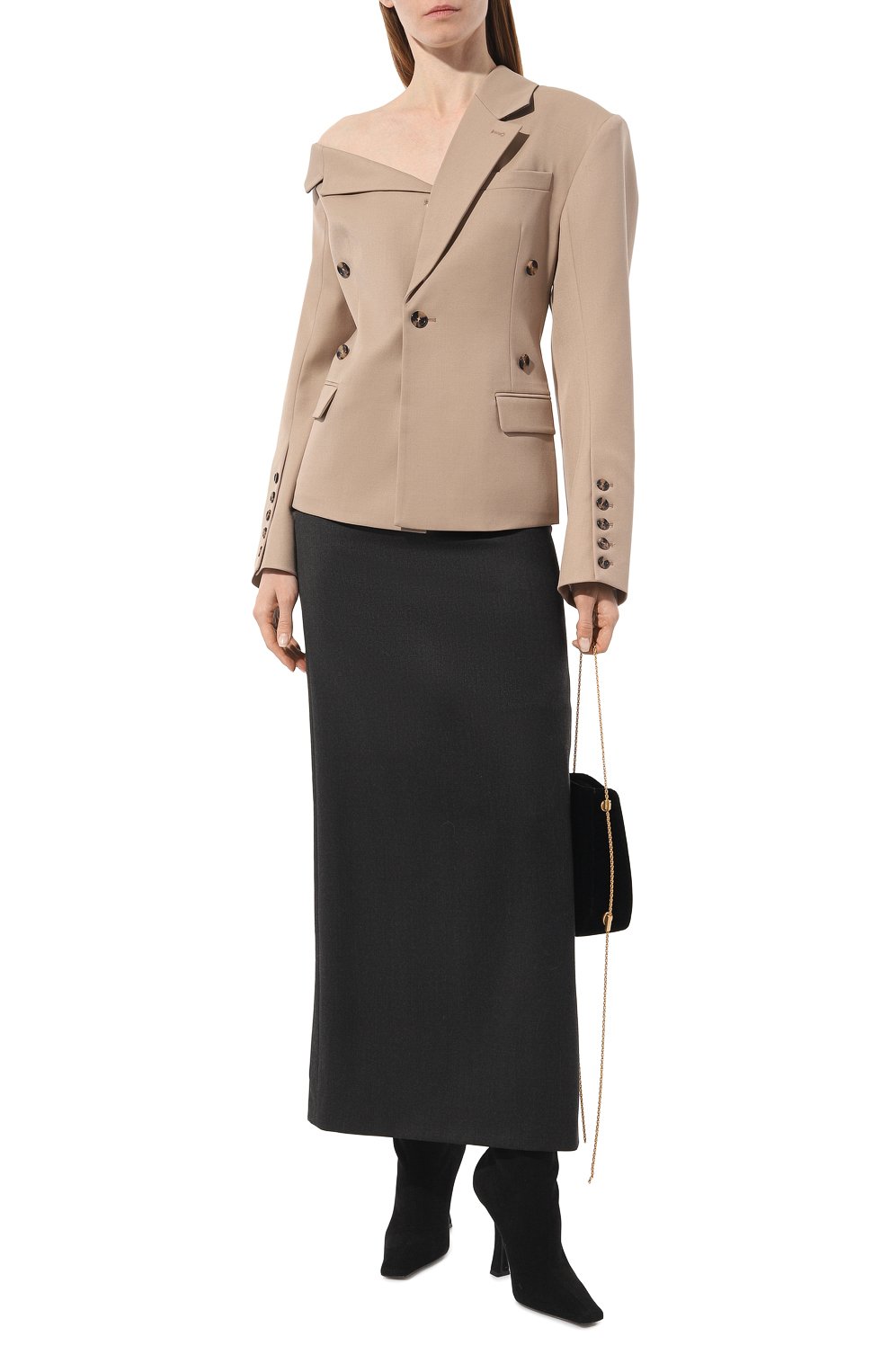 Жакет ROKH бежевого цвета по цене 105000 руб., арт. R5CA155/07, фото 2 Жакет ROKH, арт. R5CA155/07, фото 2