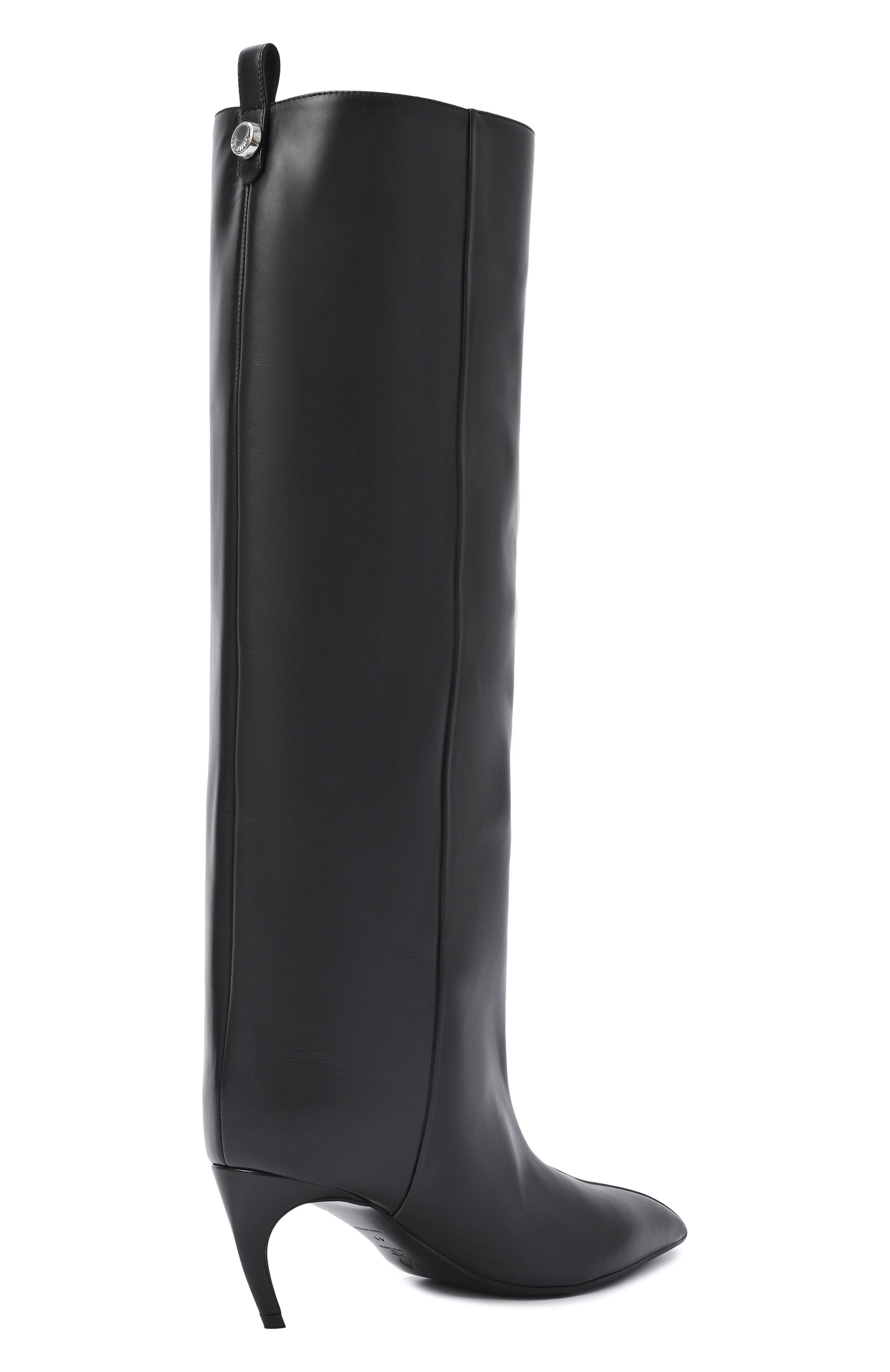 Кожаные сапоги lea 65 THE ATTICO черного цвета по цене 131000 руб., арт. 251WSH00879/LBT019AA, фото 5 Кожаные сапоги lea 65 THE ATTICO, арт. 251WSH00879/LBT019AA, фото 5