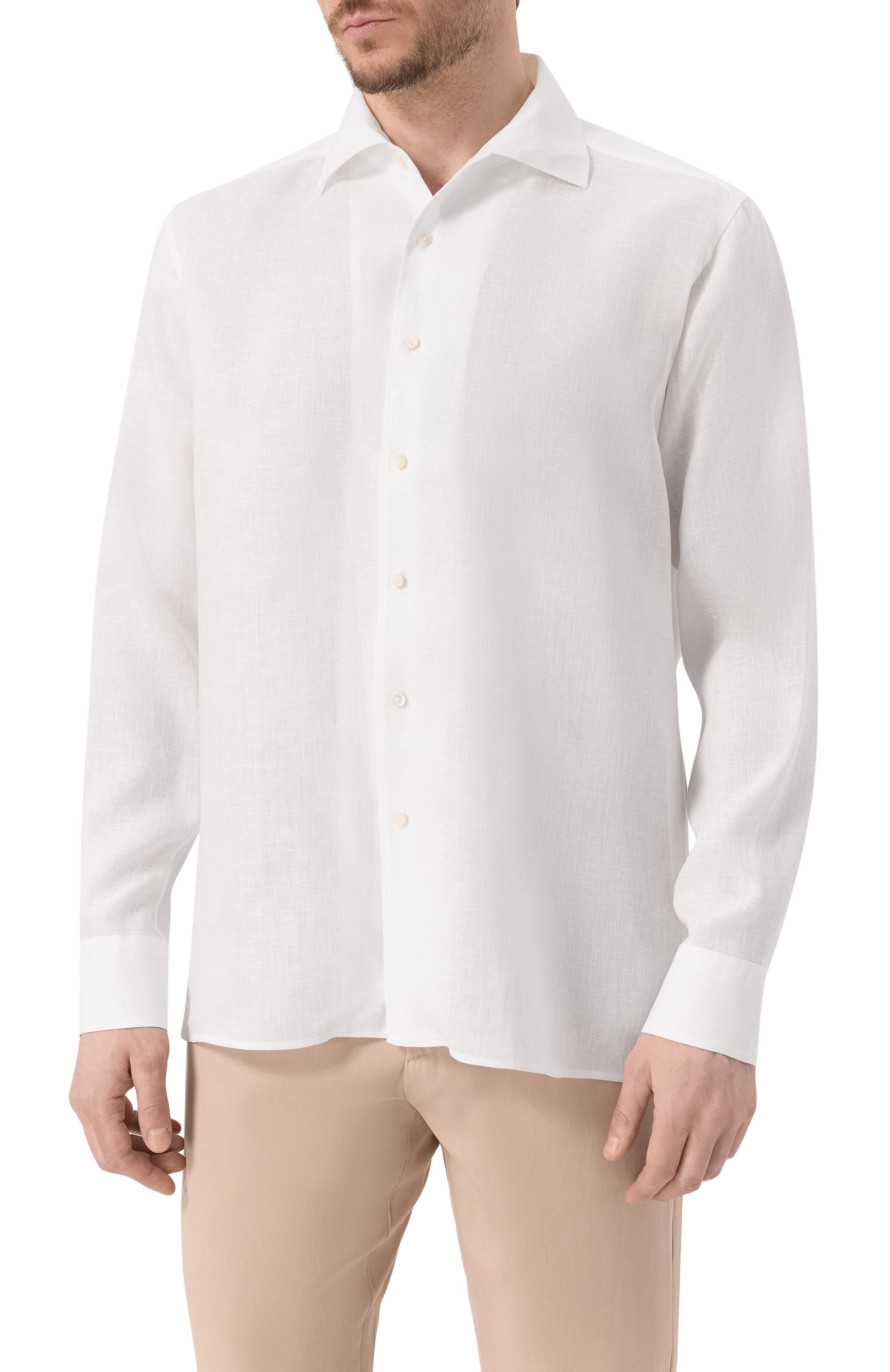 Льняная рубашка COLOMBO, арт. CM00375/T10553, фото 3