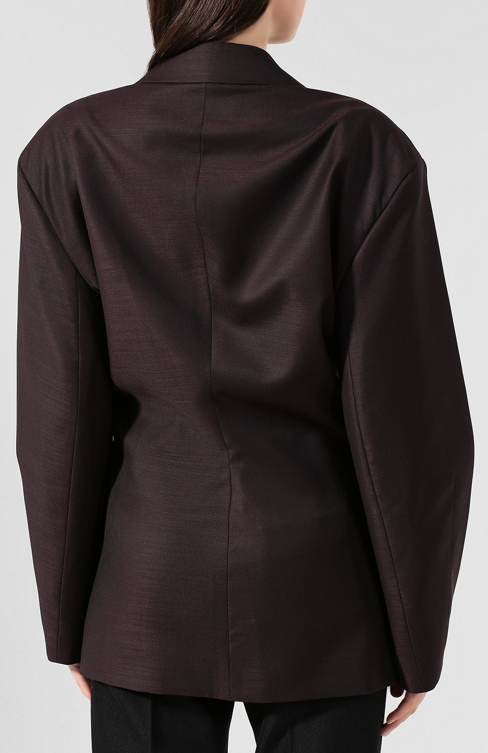 Жакет ACNE STUDIOS фиолетового цвета по цене 67100 руб., арт. AH0053, фото 4 Жакет ACNE STUDIOS, арт. AH0053, фото 4