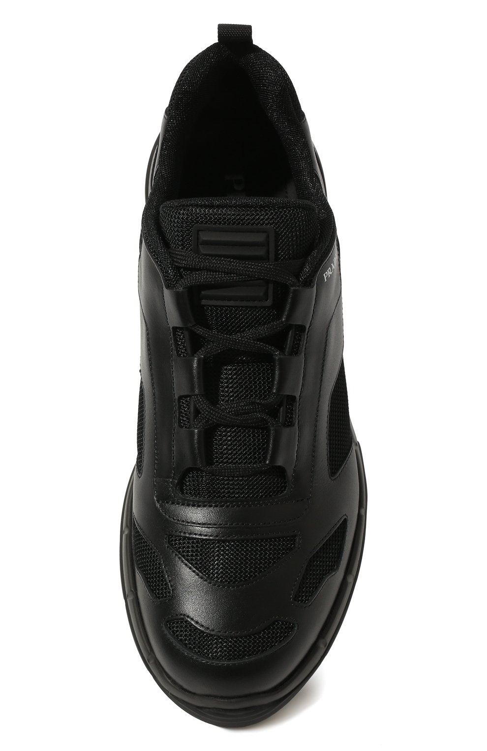 Комбинированные кроссовки PRADA, арт. 4E3563-3LEI-F0002, фото 6