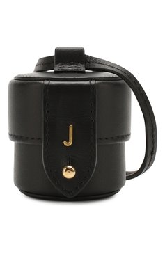 Женская сумка le micro vanity JACQUEMUS черного цвета, арт. 201AC15/58990 | Фото 5 (Размер: mini; Ремень/цепочка: На ремешке; Материал: Натуральная кожа; Сумки-технические: Сумки через плечо; Материал сплава: Проставлено; Драгоценные камни: Проставлено)