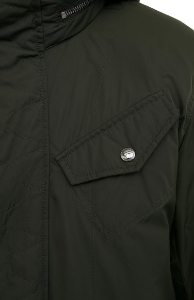 Парка ZADIG AND VOLTAIRE хаки цвета по цене 62650 руб., арт. WJCD2902F, фото 5 Парка ZADIG AND VOLTAIRE, арт. WJCD2902F, фото 5