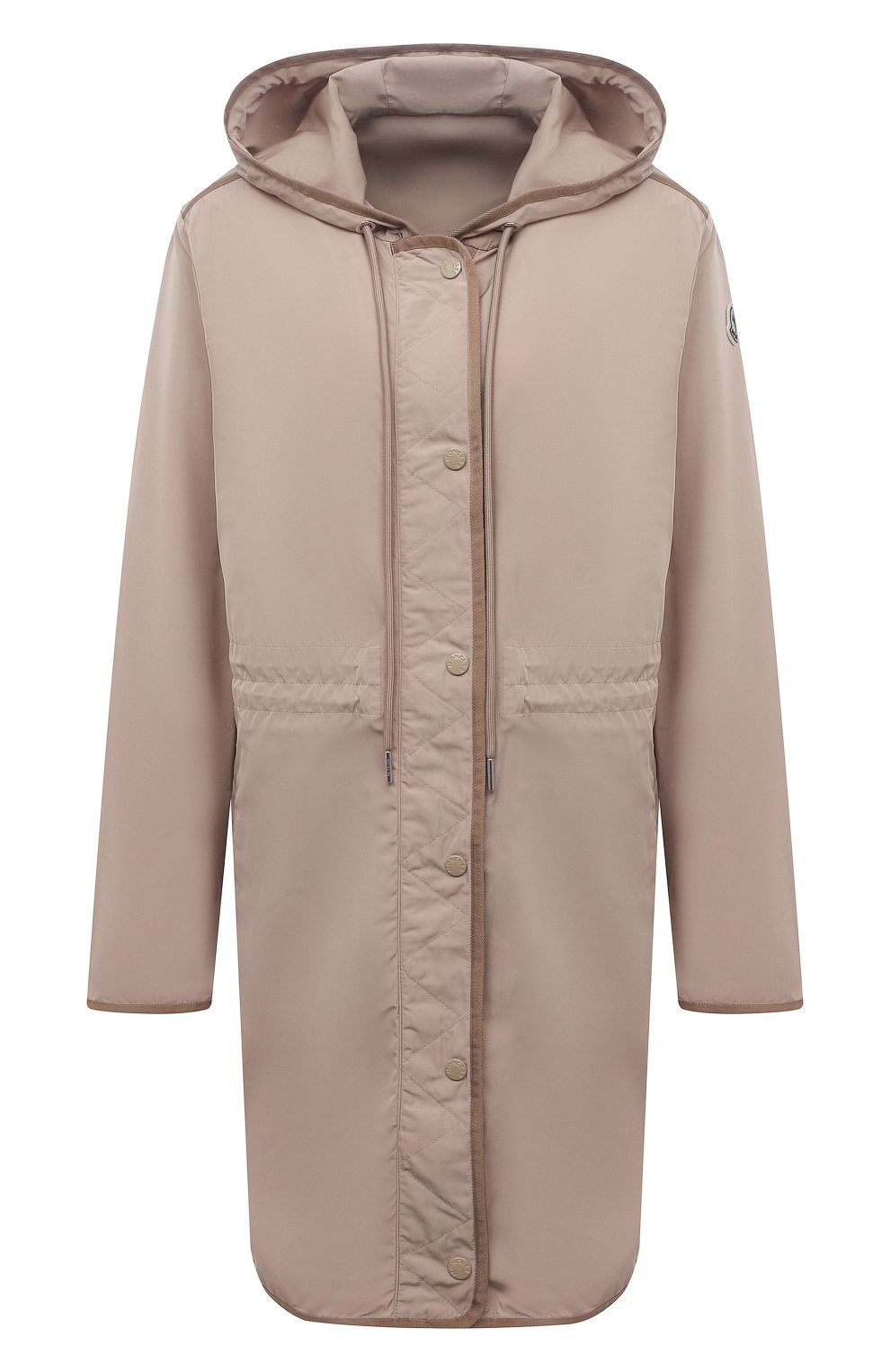 Плащ MONCLER бежевого цвета по цене 57400 руб., арт. G1-093-1C733-00-54543, фото 1 Плащ MONCLER, арт. G1-093-1C733-00-54543, фото 1
