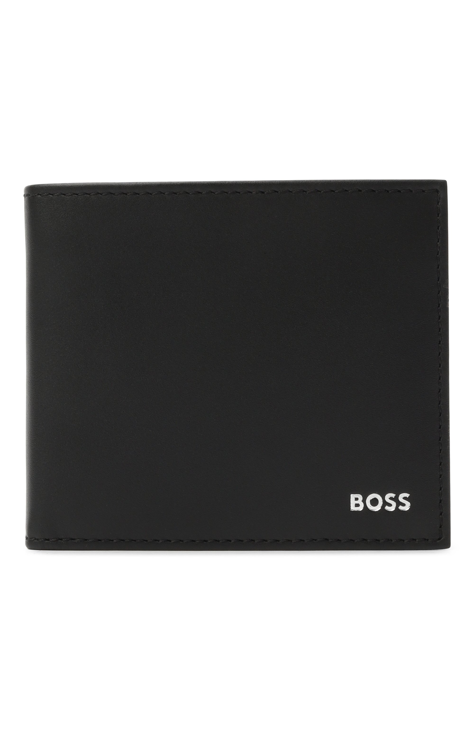 Кожаное портмоне BOSS черного цвета по цене 11950 руб., арт. 50548811, фото 1 Кожаное портмоне BOSS, арт. 50548811, фото 1