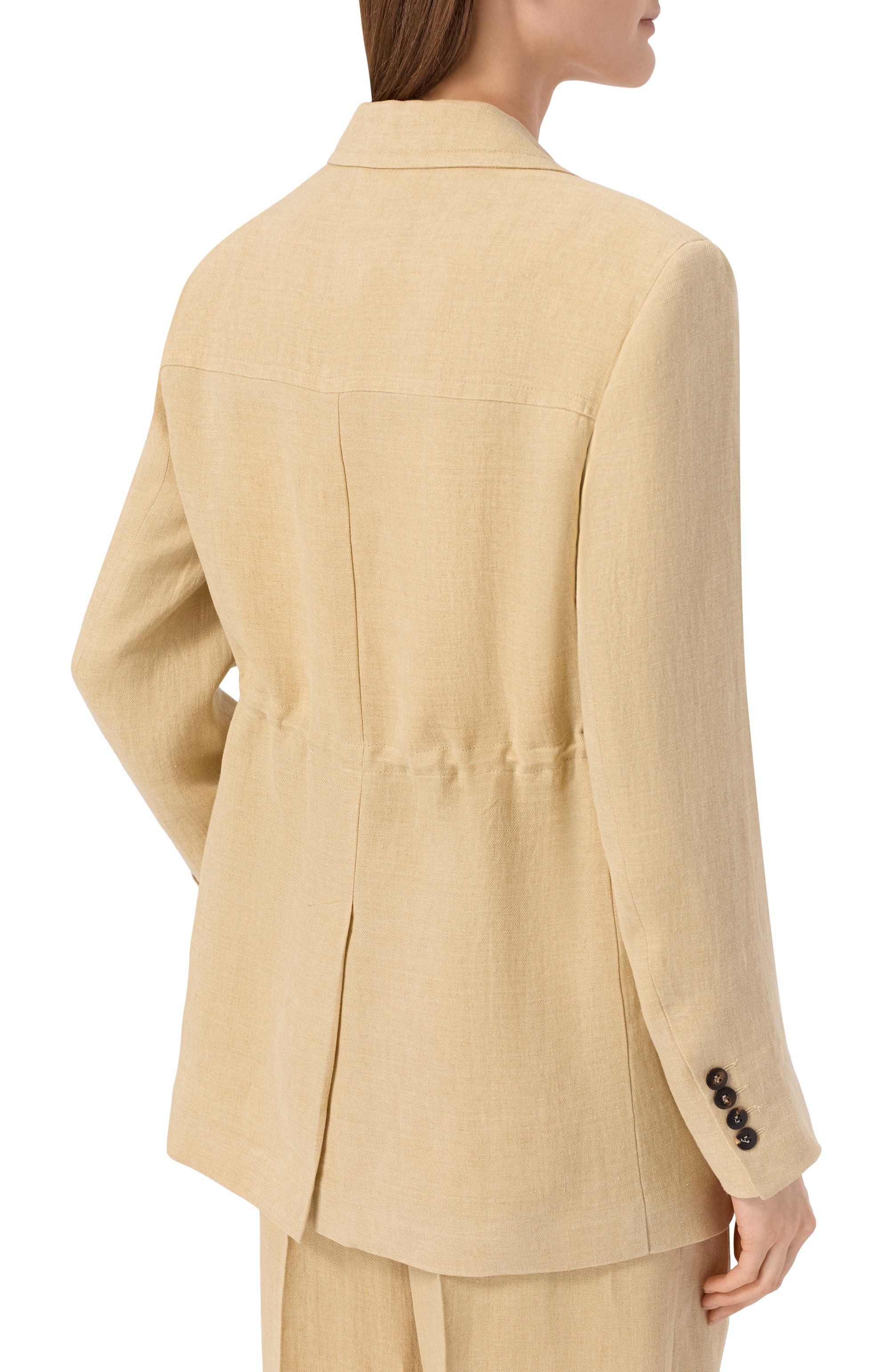 Льняной жакет MAX MARA STUDIO, арт. MSTADESS0, фото 4