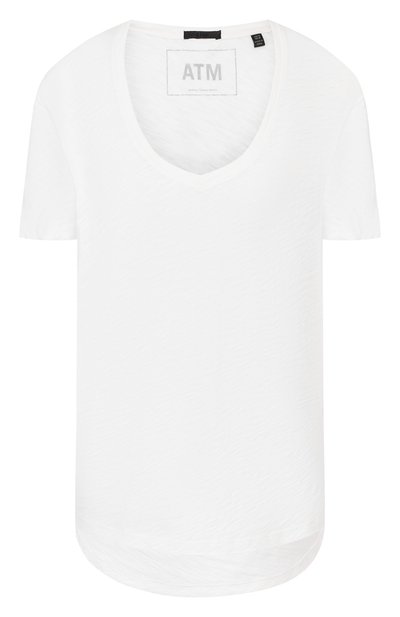 Хлопковая футболка ATM ANTHONY THOMAS MELILLO, арт. AW1210-FK, фото 1