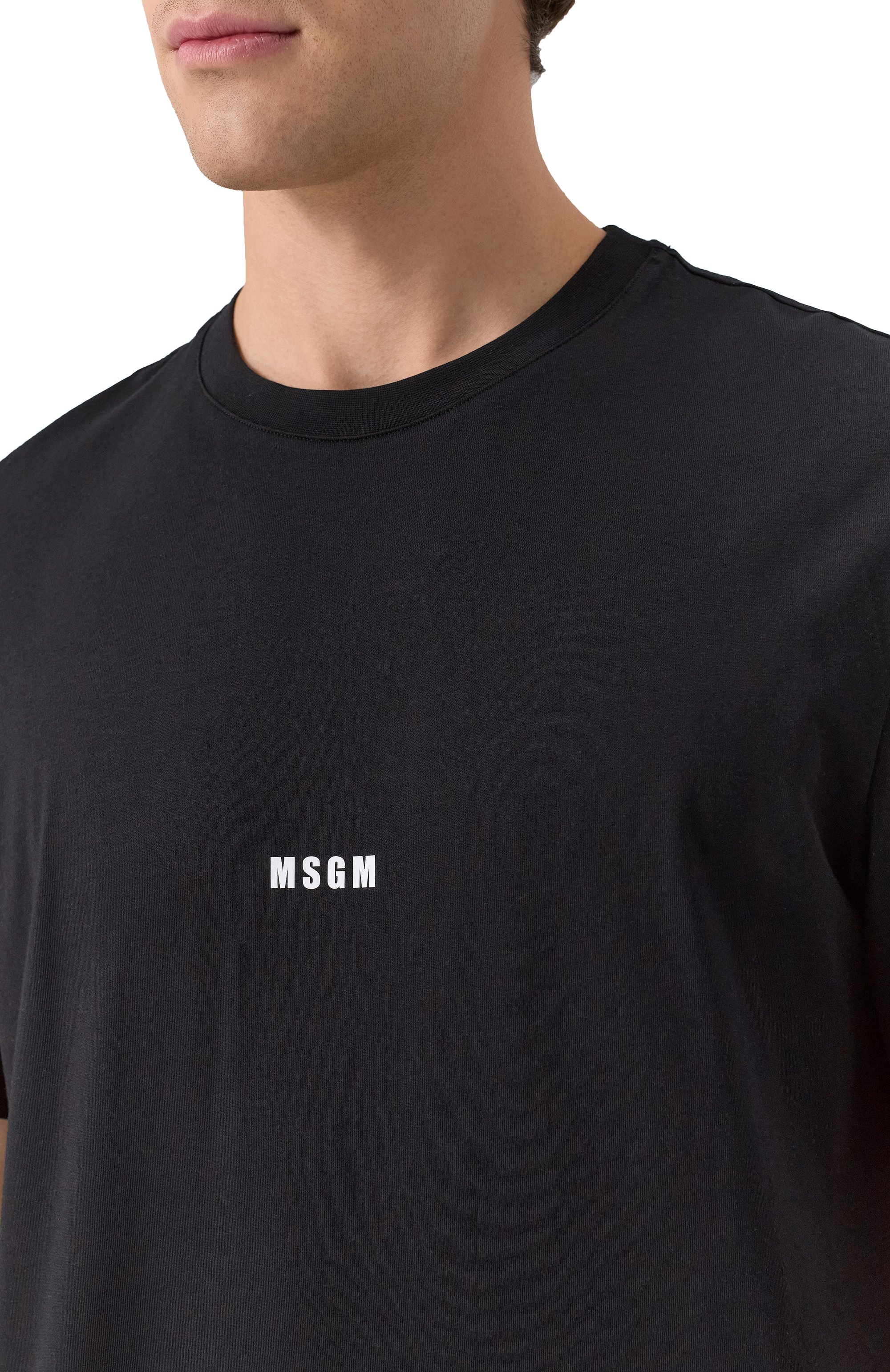 Хлопковая футболка MSGM, арт. 2000MM500 200002, фото 5