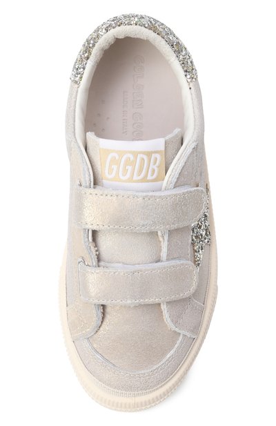Кожаные кеды may GOLDEN GOOSE DELUXE BRAND золотого цвета по цене 29050 руб., арт. GYF00198.F008077, фото 4 Кожаные кеды may GOLDEN GOOSE DELUXE BRAND, арт. GYF00198.F008077, фото 4