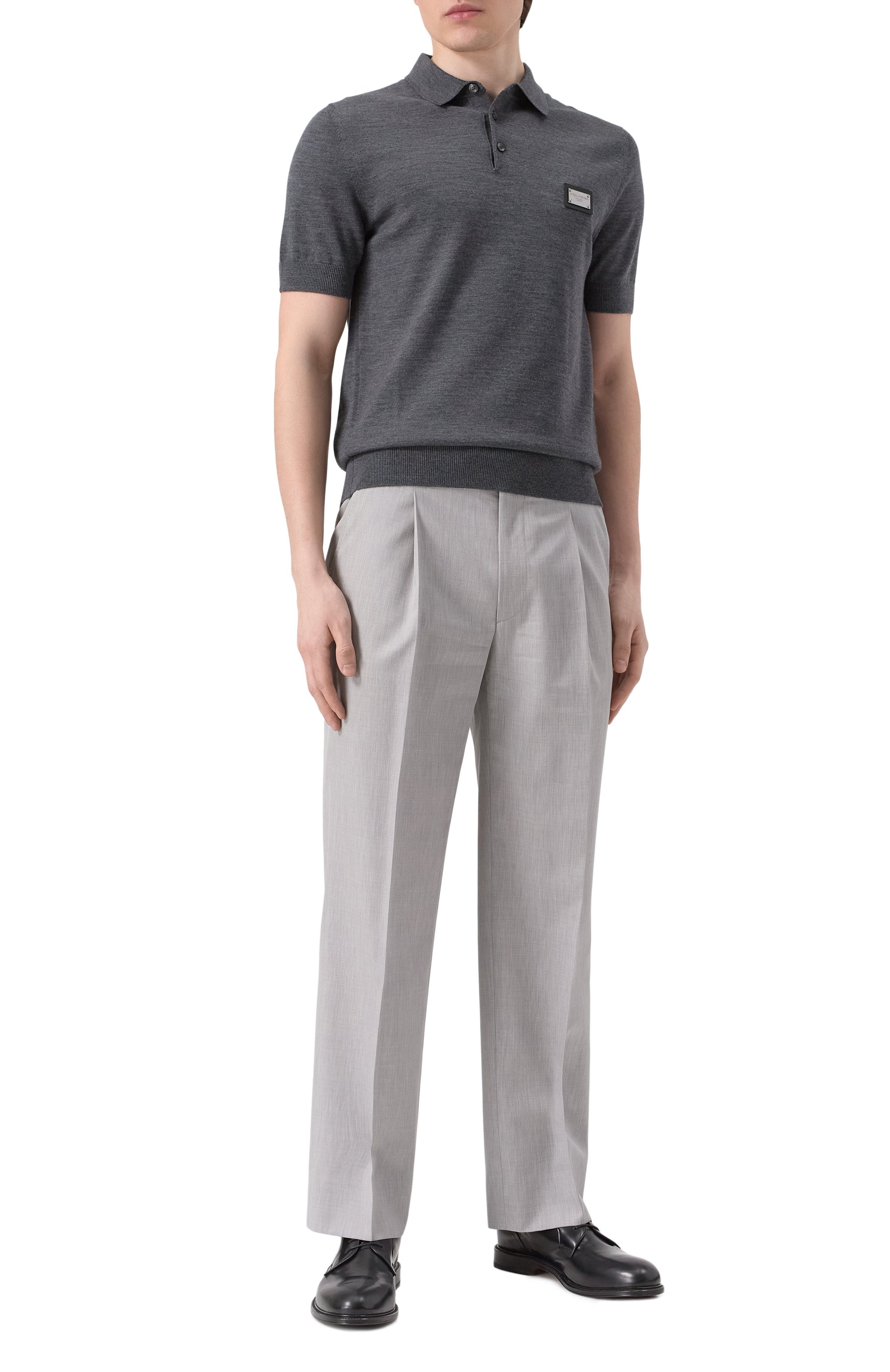 Брюки из шерсти и хлопка CORNELIANI, арт. 254L26-2514201, фото 2