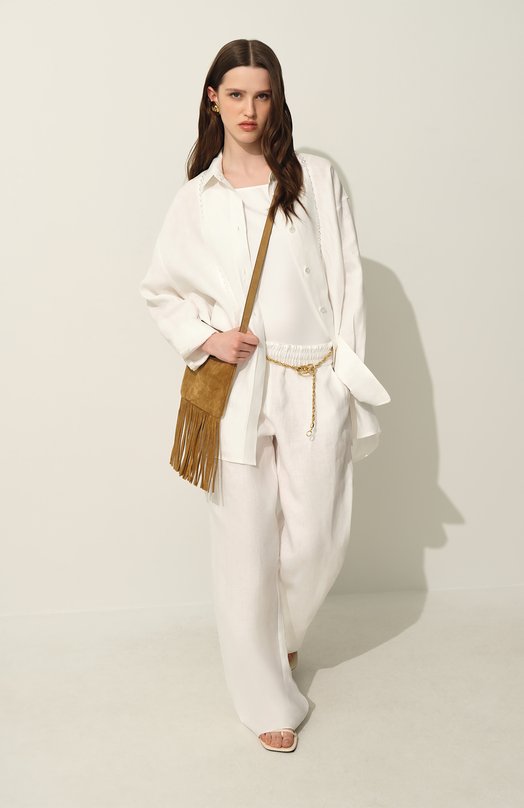 Кожаные сандалии Jil Sander J15WP0169/P8389 Кремовый  J15WP0169/P8389 Фото 8