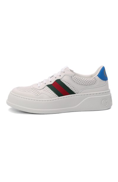 Кожаные кеды chunky b GUCCI, арт. 670415/UPG10, фото 4