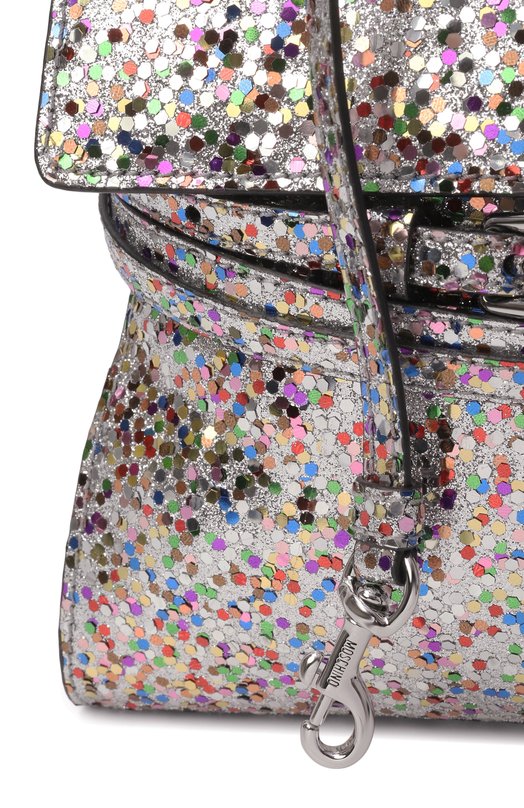 Сумка Tie Me mini Moschino MC4240PP0N/0Z1 Серебряный  MC4240PP0N/0Z1 Фото 3