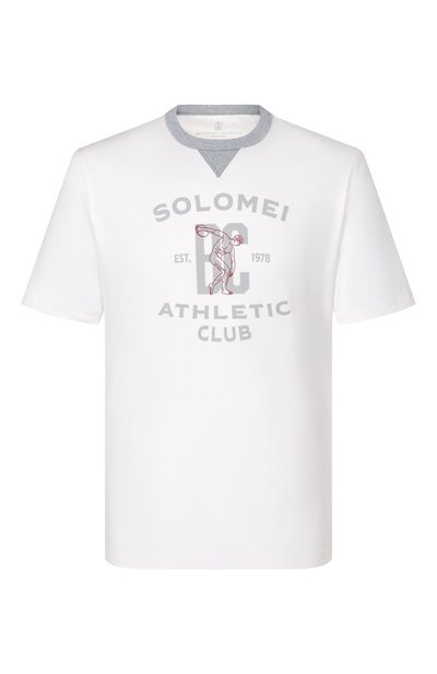 Мужская хлопковая футболка BRUNELLO CUCINELLI, арт. M0B131001G