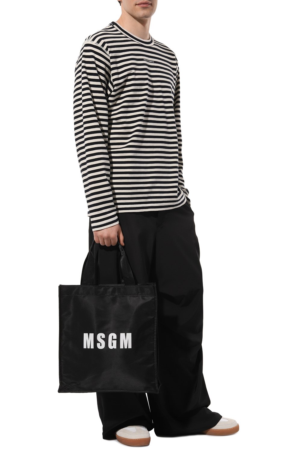 Текстильная сумка-шопер MSGM, арт. 3640MZ43/628, фото 7