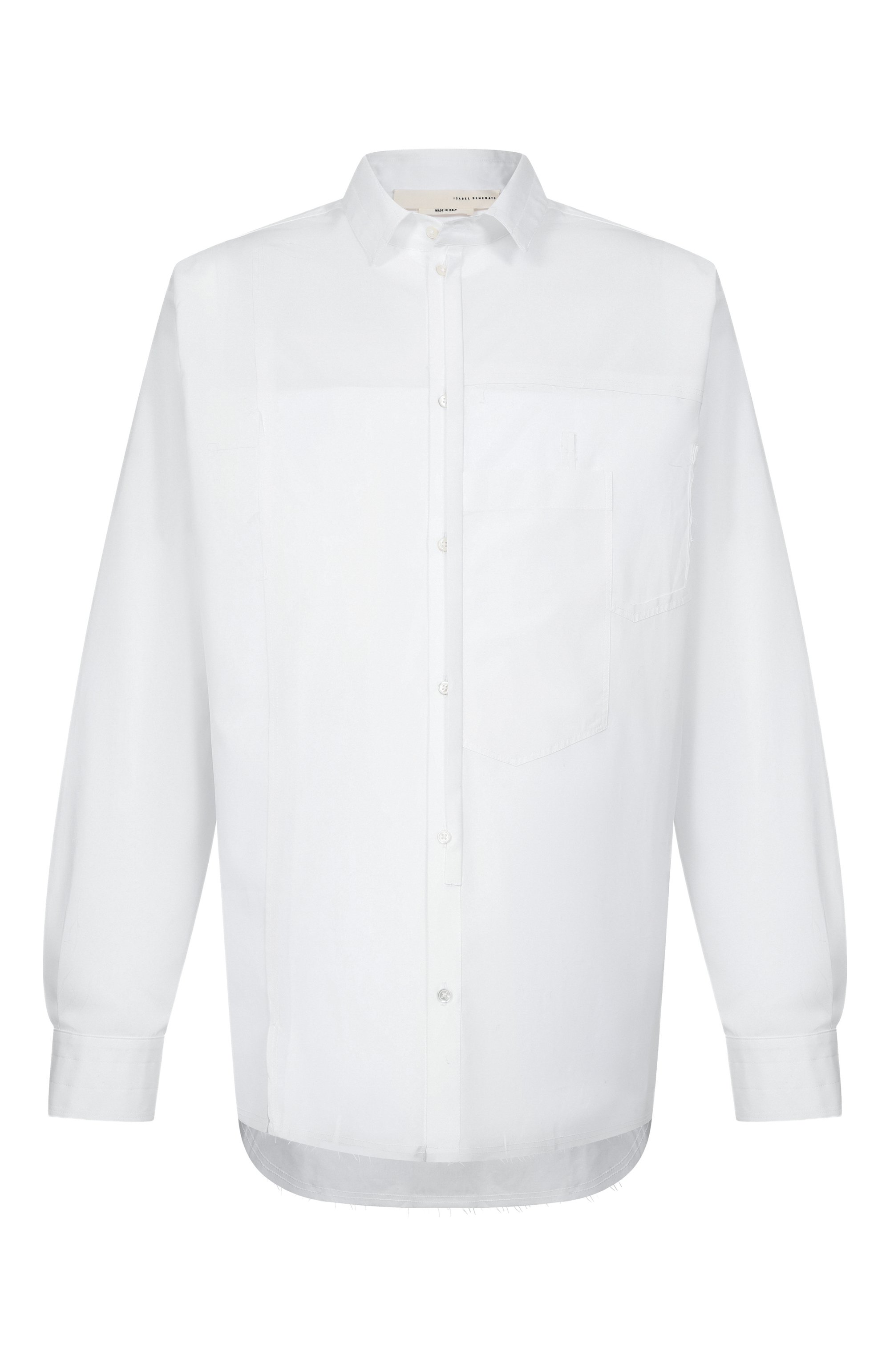 Хлопковая рубашка ISABEL BENENATO, арт. UW61S26_001, фото 1