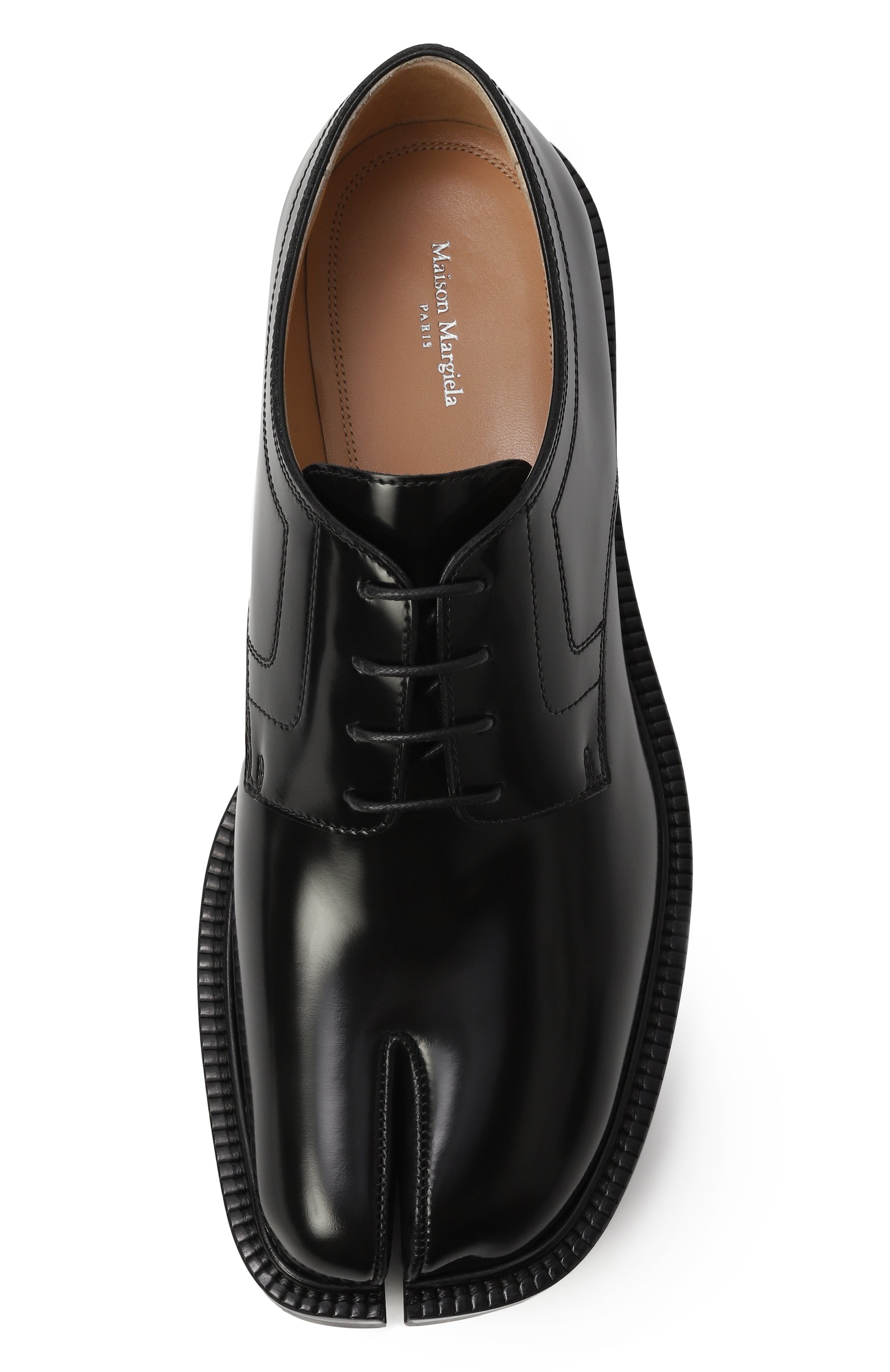 Кожаные дерби tabi MAISON MARGIELA, арт. S58WQ0134/P3827, фото 6