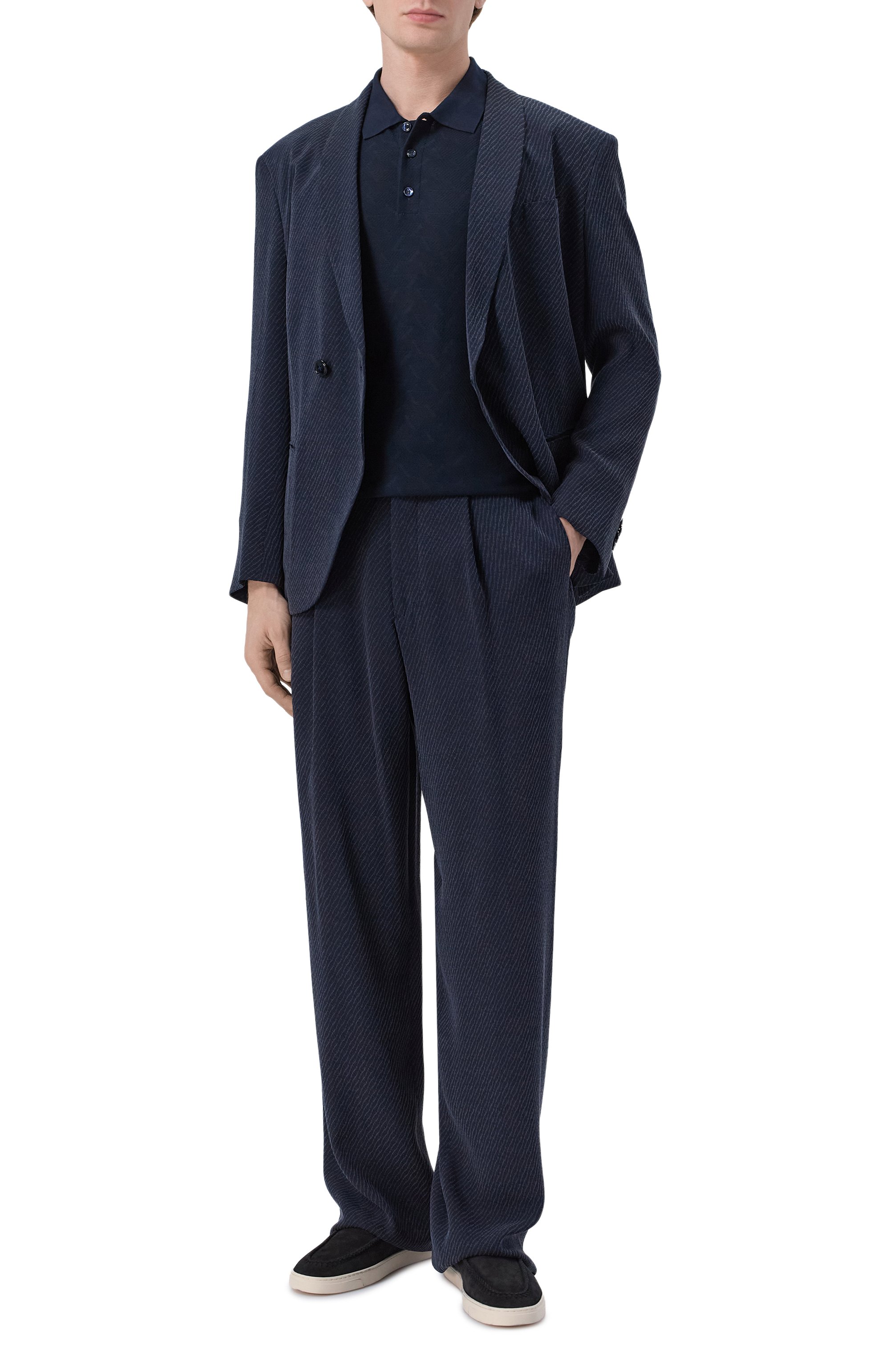 Поло из вискозы GIORGIO ARMANI, арт. GM003150/TE20342, фото 2