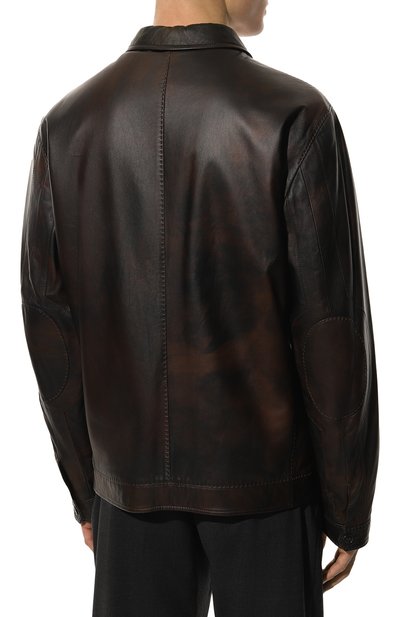 Кожаная куртка KITON, арт. UW0141B/N79, фото 4