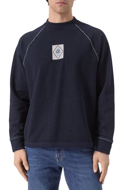 Хлопковый свитшот C.P. COMPANY, арт. 18CMSS184A110055W, фото 3