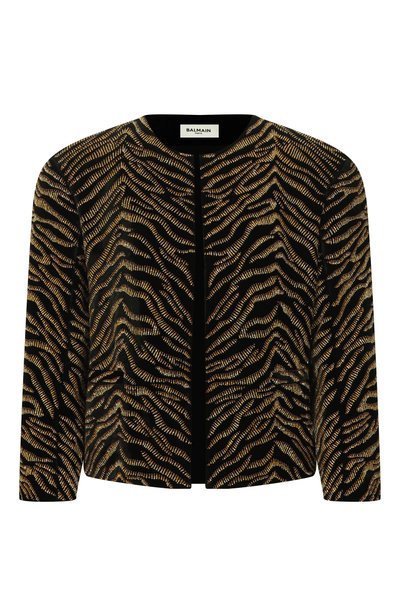 Женский жакет из вискозы и шелка BALMAIN, арт. JA000000/0055