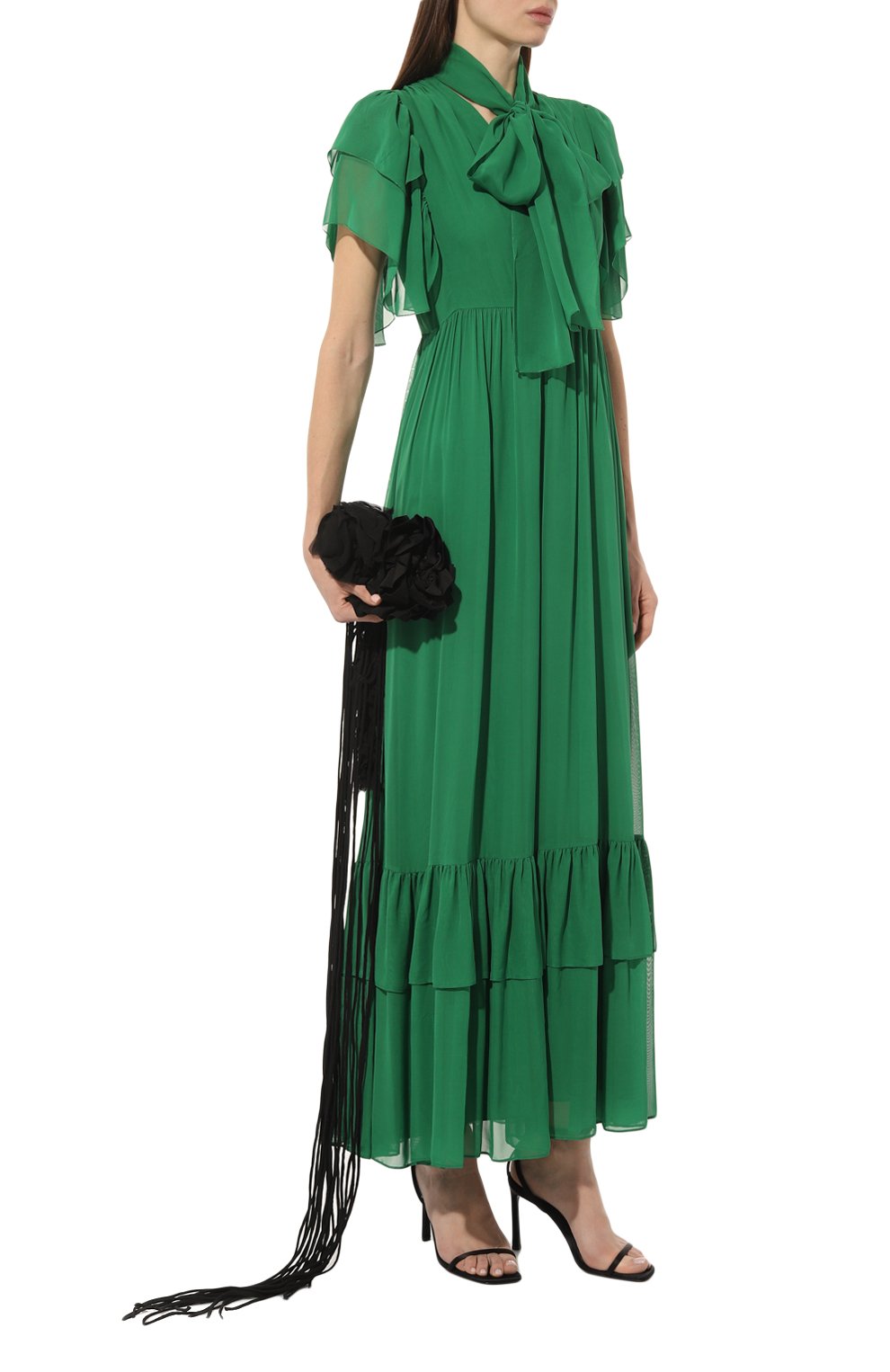 Платье из вискозы GUCCI, арт. 652081 ZAGK8, фото 2