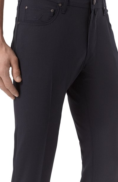 Шерстяные брюки JACOB COHEN, арт. 25E P/JUM_QW004 001 S3794 RW, фото 5