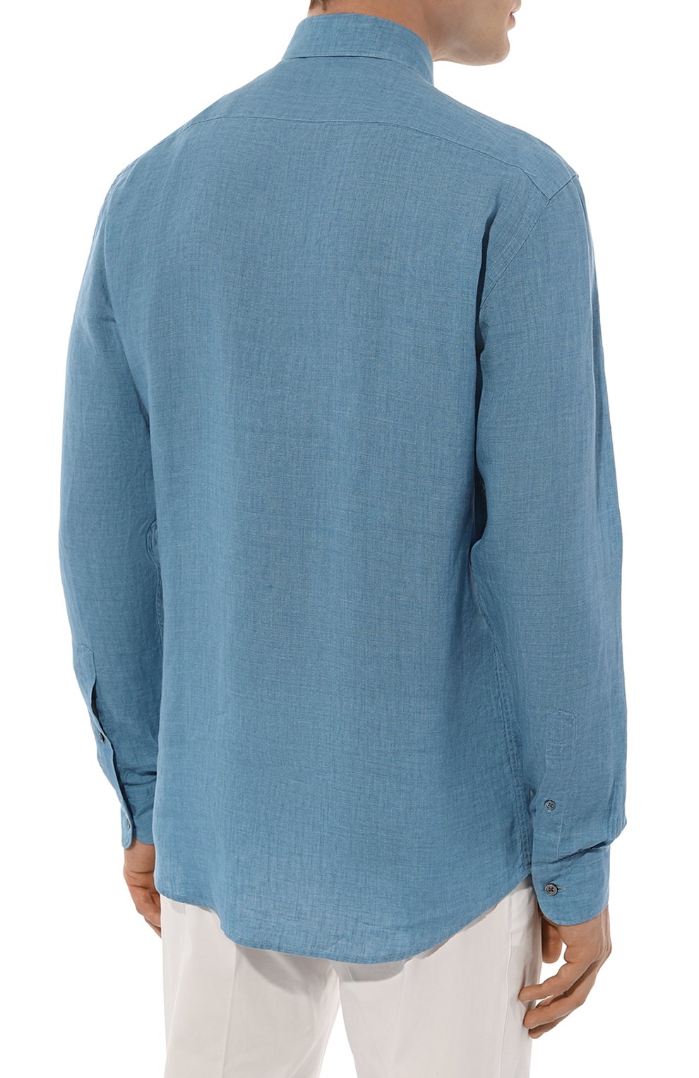 Льняная рубашка ZEGNA, арт. UDX38A7/SRF5, фото 4