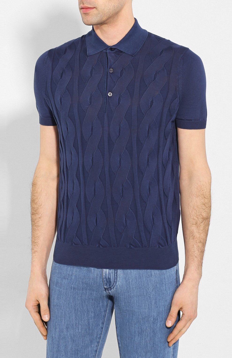 Хлопковое поло CANALI, арт. C0707/MK00854, фото 3